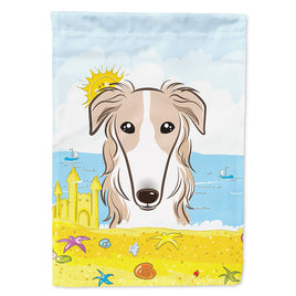 Borzoi Summer Beach Flag Canvas House Size BB2096CHF