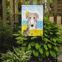 Borzoi Summer Beach Flag Garden Size BB2096GF