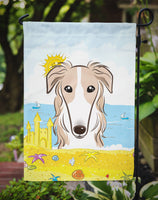 Borzoi Summer Beach Flag Garden Size BB2096GF