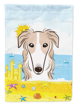 Borzoi Summer Beach Flag Garden Size BB2096GF