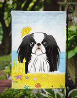 Japanese Chin Summer Beach Flag Garden Size BB2098GF