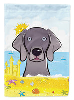 Weimaraner Summer Beach Flag Garden Size BB2099GF