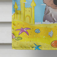 Yorkie Puppy Summer Beach Flag Canvas House Size BB2100CHF