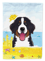 Bernese Mountain Dog Summer Beach Flag Canvas House Size BB2105CHF