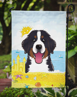 Bernese Mountain Dog Summer Beach Flag Garden Size BB2105GF