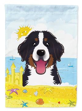 Bernese Mountain Dog Summer Beach Flag Garden Size BB2105GF