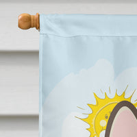 French Bulldog Summer Beach Flag Canvas House Size BB2106CHF