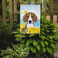 Beagle Summer Beach Flag Garden Size BB2107GF