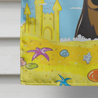 Min Pin Summer Beach Flag Canvas House Size BB2108CHF