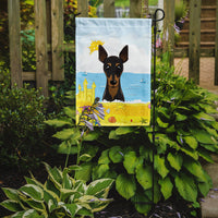 Min Pin Summer Beach Flag Garden Size BB2108GF