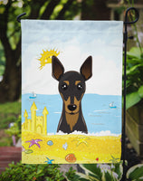 Min Pin Summer Beach Flag Garden Size BB2108GF