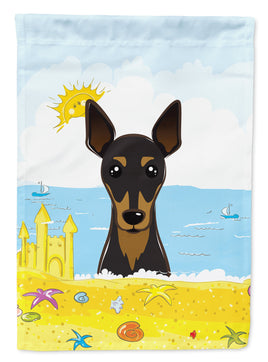 Min Pin Summer Beach Flag Garden Size BB2108GF