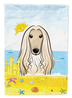 Afghan Hound Summer Beach Flag Garden Size BB2112GF