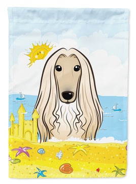 Afghan Hound Summer Beach Flag Garden Size BB2112GF