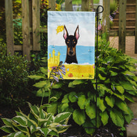 Doberman Summer Beach Flag Garden Size BB2113GF