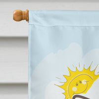 Chihuahua Summer Beach Flag Canvas House Size BB2119CHF