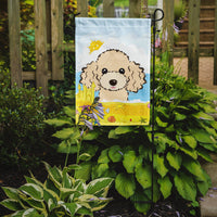 Buff Poodle Summer Beach Flag Garden Size BB2126GF