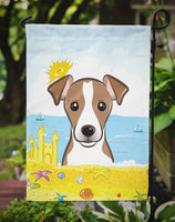 Jack Russell Terrier Summer Beach Flag Garden Size BB2128GF