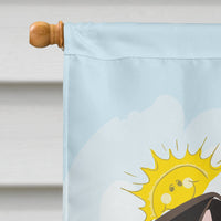 Jack Russell Terrier Summer Beach Flag Canvas House Size BB2129CHF