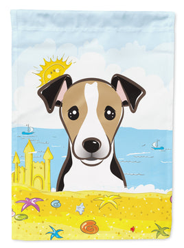 Jack Russell Terrier Summer Beach Flag Garden Size BB2129GF