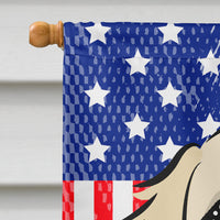 Golden Retriever Flag Canvas House Size BB2135CHF