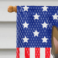 German Shepherd Flag Canvas House Size BB2141CHF