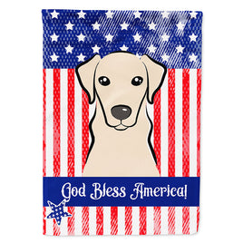 Yellow Labrador Flag Canvas House Size BB2152CHF