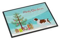 Welsh Springer Spaniel Merry Christmas Tree Indoor or Outdoor Mat 18x27 BB2918MAT