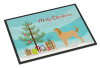 Afghan Hound Merry Christmas Tree Indoor or Outdoor Mat 18x27 BB2924MAT