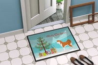 Akita Merry Christmas Tree Indoor or Outdoor Mat 24x36 BB2990JMAT