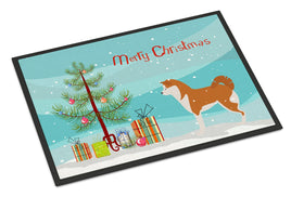 Akita Merry Christmas Tree Indoor or Outdoor Mat 24x36 BB2990JMAT