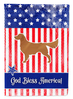 USA Patriotic Golden Retriever Flag Canvas House Size BB3304CHF