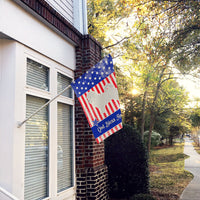 USA Patriotic Maltese Flag Canvas House Size BB3336CHF