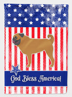 USA Patriotic Pug Flag Canvas House Size BB3347CHF