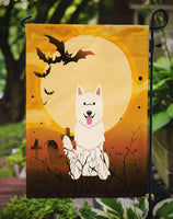 Halloween White German Shepherd Flag Garden Size BB4311GF