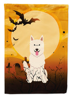 Halloween White German Shepherd Flag Garden Size BB4311GF