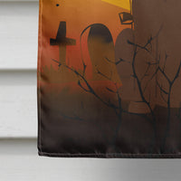 Halloween Chocolate Labrador Flag Canvas House Size BB4322CHF