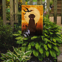 Halloween Chocolate Labrador Flag Garden Size BB4322GF