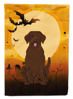 Halloween Chocolate Labrador Flag Garden Size BB4322GF