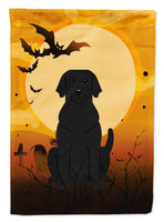 Halloween Black Labrador Flag Canvas House Size BB4323CHF