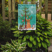 Australian Mist Cat Merry Christmas Tree Flag Garden Size BB4415GF