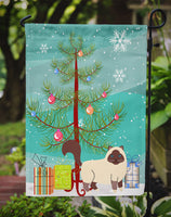 Birman Cat Merry Christmas Tree Flag Garden Size BB4416GF