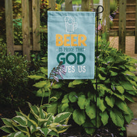 Beer is Proof God Loves You Flag Garden Size BB5423GF