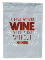 A Meal Without Wine Flag Garden Size BB5424GF