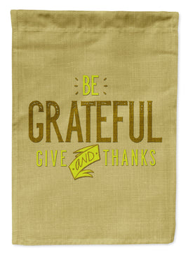 Be Grateful Give Thanks Flag Garden Size BB5470GF