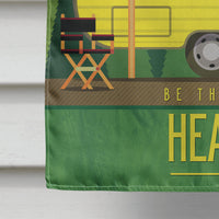 Be in the Woods Retro Camper Flag Canvas House Size BB5482CHF