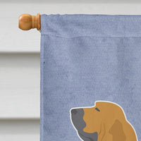 Bloodhound Welcome Flag Canvas House Size BB5488CHF