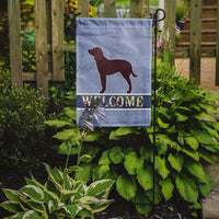 American Water Spaniel Welcome Flag Garden Size BB5505GF