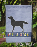 Black Labrador Retriever Welcome Flag Garden Size BB5512GF