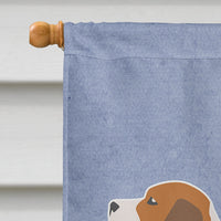 Beagle Welcome Flag Canvas House Size BB5514CHF